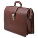 Canova Leather Doctor bag Briefcase 3 Compartments Темно-коричневый TL142352