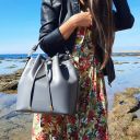 Vittoria Leather Bucket bag Красный TL141531