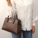 TL Bag Bolso Noche en Piel Bordeaux TL142147