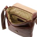 John Borsello da Uomo in Pelle con zip Frontale Testa di Moro TL142464