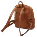 Canberra Mochila en Piel con 2 Compartimientos Natural TL142460