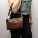 Sia Pochette in Pelle Morbida Nero TL142479