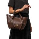Legame Leather Handbag - Small Size Bordeaux TL142482