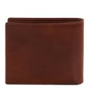 Exclusive 3 Fold Leather Wallet for men Dark Brown TL141353