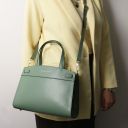 Musa Leather Handbag Mint Green TL142560
