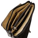 Alessandria Leather Multi Compartment TL SMART Laptop Briefcase Natural TL140825