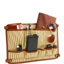 Alessandria TL SMART Multifach-Notebooktasche aus Leder Natural TL140825