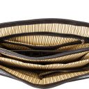 Alessandria Leather Multi Compartment Laptop Briefcase Black TL142067