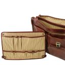 Ventimiglia Portafolios Multiples Compartimientos en Piel TL SMART con Bolsillos Delanteros Negro TL140587