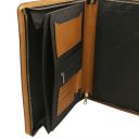 Tiberio Leather Document Case Brown TL142556
