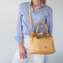 Diade Soft Leather Shopping bag Mint Green TL142587