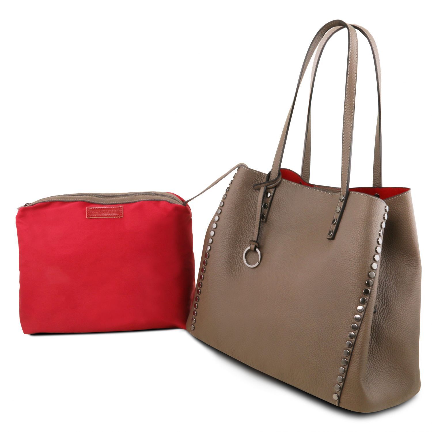 TL Bag Soft Leather Shopping bag Black TL141624