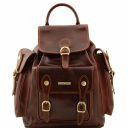 Trekker Travel set Leather Backpacks Brown TL90173