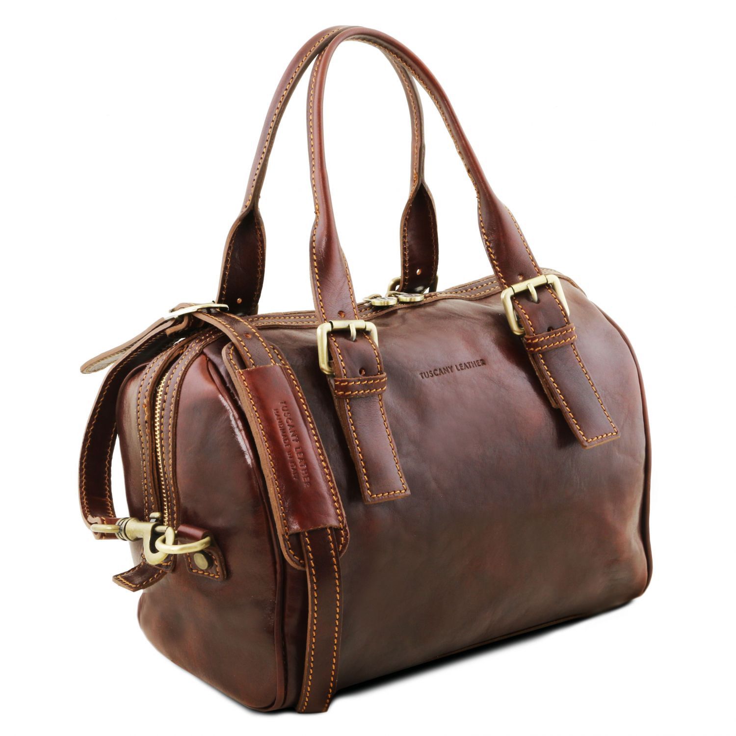 Eveline Leather Duffle bag Brown TL141714