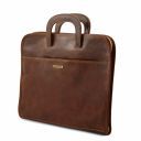 Sorrento Document Leather Briefcase Red TL141022