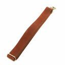 Adjustable Briefcases Leather Shoulder Strap Brown TL141854