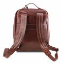Kyoto Leather Laptop Backpack Brown TL141859