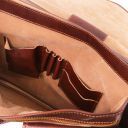 Modena Messenger Tasche aus Leder 2 Fächer Braun TL141134