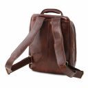 Phuket 3 Compartments Leather Laptop Backpack Honey TL141402