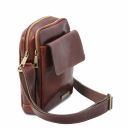 Larry Leather Crossbody Bag Brown TL141915