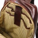 Perth 2 Compartments Leather Backpack Honey TL142049