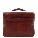Alessandria Leather Multi Compartment TL SMART Laptop Briefcase Мед TL142067