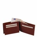 Exclusive 3 Fold Leather Wallet for men Brown TL140760