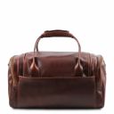 TL Voyager Travel Leather bag With Side Pockets - Small Size Темно-коричневый TL142142