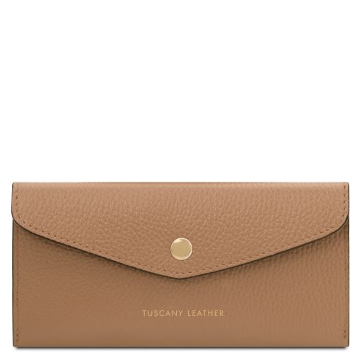 Leather Envelope Wallet Champagne TL142322
