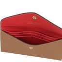 Leather Envelope Wallet Taupe TL142322