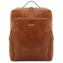 Bangkok Leather Laptop Backpack - Large Size Natural TL141987