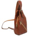 Kevin Brusttasche aus Leder Honig TL142195