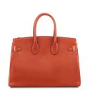 TL Bag Leather Handbag With Golden Hardware Brandy TL141529