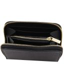 Kore Elegante Cartera en Piel con Cremallera en el Contorno Negro TL142321
