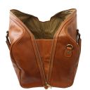 Francoforte Exclusive Leather Weekender Travel Bag Natural TL142338