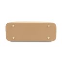 Olimpia Borsa Shopper in Pelle - Misura Piccola Champagne TL141591