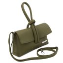 TL Bag Sac à Main en Cuir Vert Forêt TL141990