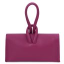 TL Bag Clutch aus Leder Plum TL141990