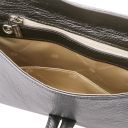 TL Bag Metallic Leather Clutch Gunmetal Grey TL141993