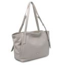 TL Bag Soft Leather Shopping bag Light grey TL142230