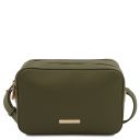 TL Bag Bolso con Badolera en Piel Verde Oscuro TL142290