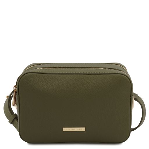 TL Bag Borsa a Tracolla in Pelle Verde Foresta TL142290