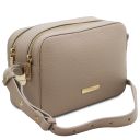 TL Bag Leather Shoulder bag Light Taupe TL142290