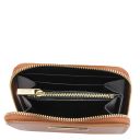 Leda Exclusive zip Around Leather Wallet Коньяк TL142320