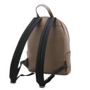 Dakota Rucksack aus Weichem Leder Dunkel Taupe TL142333