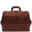 Giotto Exclusive Double-bottom Leather Doctor bag Brown TL142344
