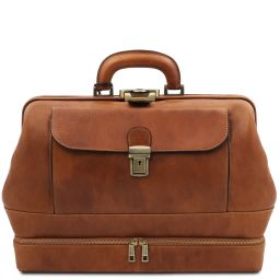 Giotto Elegante Bolso de Doctor en Piel con Doble Fondo Natural TL142344