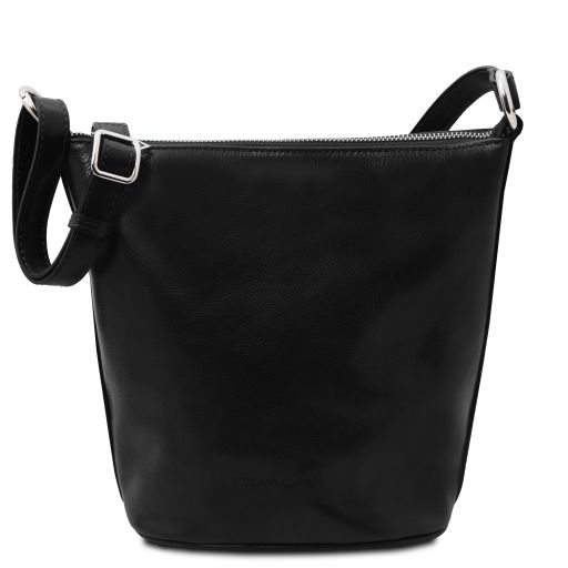 Giusi Leather Shoulder bag Black TL142334