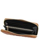 Penelope Exclusive zip Around Soft Leather Wallet Cognac TL142316