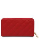 Penelope Exclusive zip Around Soft Leather Wallet Lipstick Red TL142316